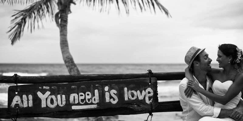 12 Black and White Destination Wedding Photographs