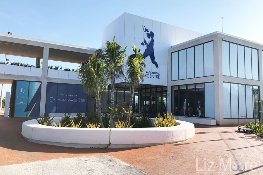 Rafa Nadal tennis centre outside reception area