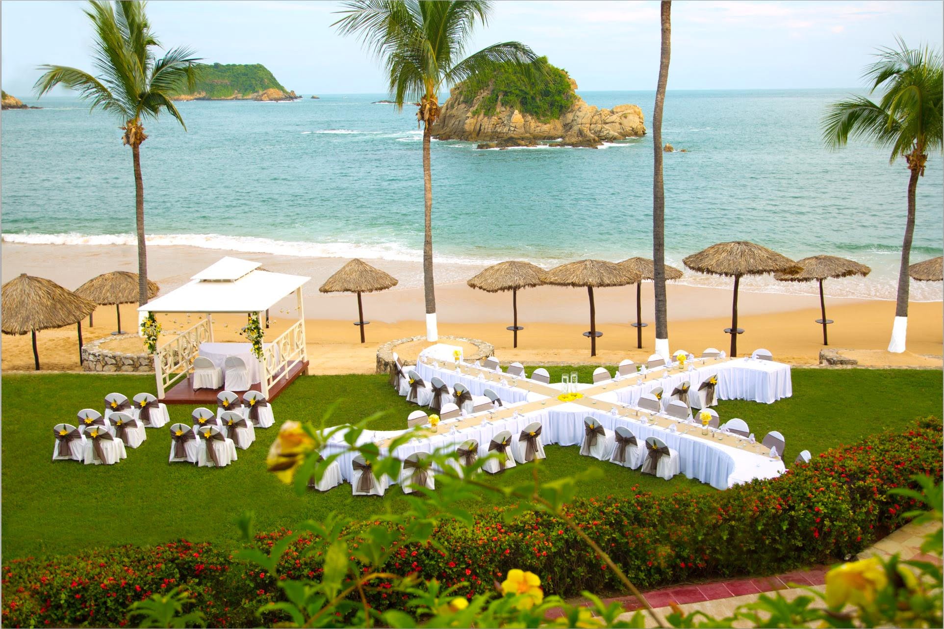 Barcelo Huatulco beach wedding packages