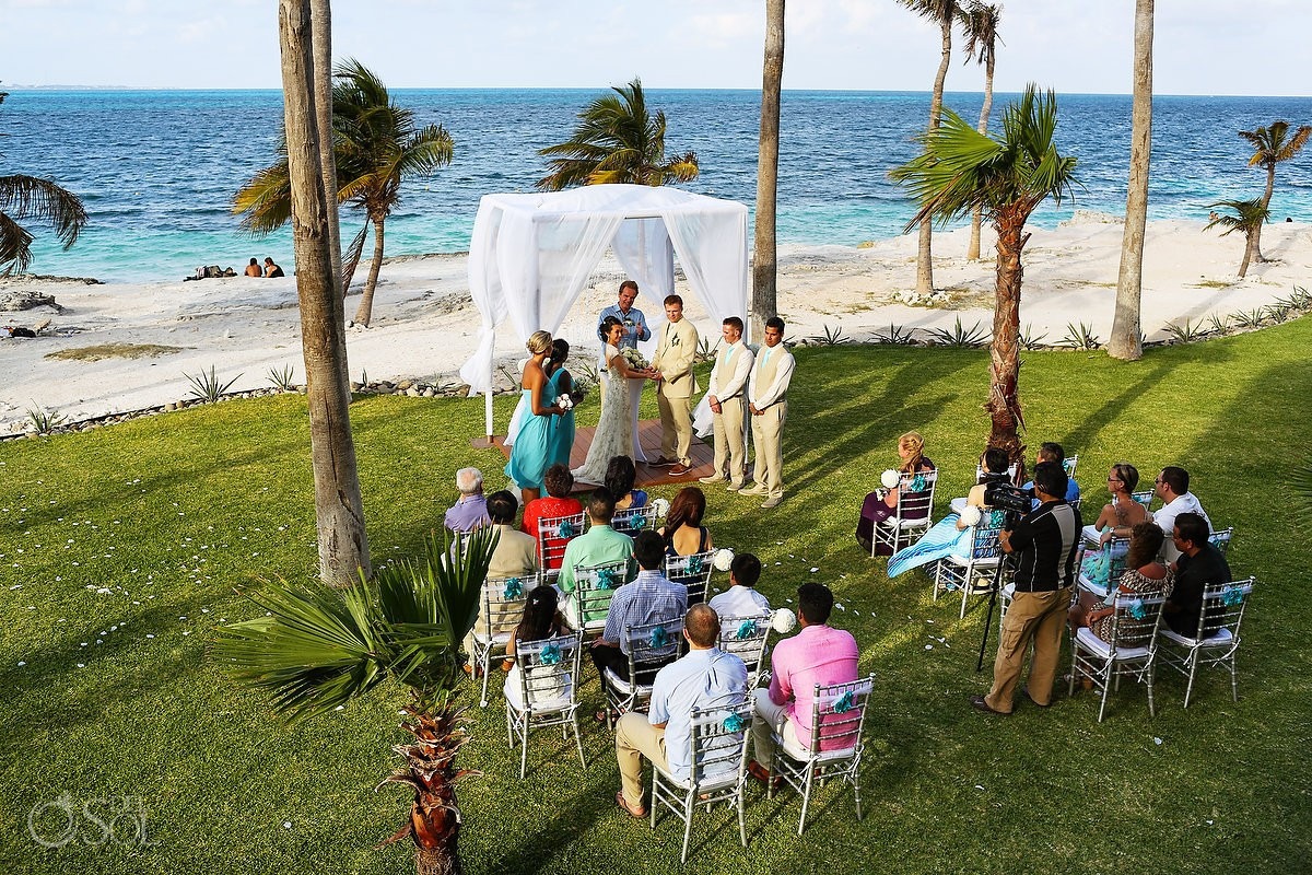 Mexico wedding destination Cancun Riu Palace Peninsula